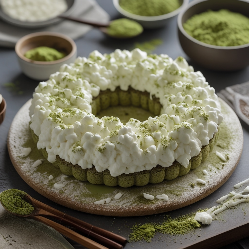 Cottage Cheese Matcha Cloud Bread