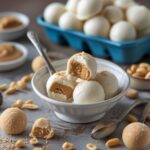 Snack Time Bliss: Frozen Greek Yogurt Peanut Butter Bites