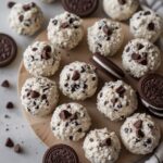 No-Bake Cottage Cheese Cookies & Cream Protein Bites