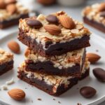Cottage Cheese Almond Joy Brownie Bars