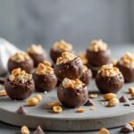 No-Bake Cottage Cheese Chocolate Peanut Protein Bites