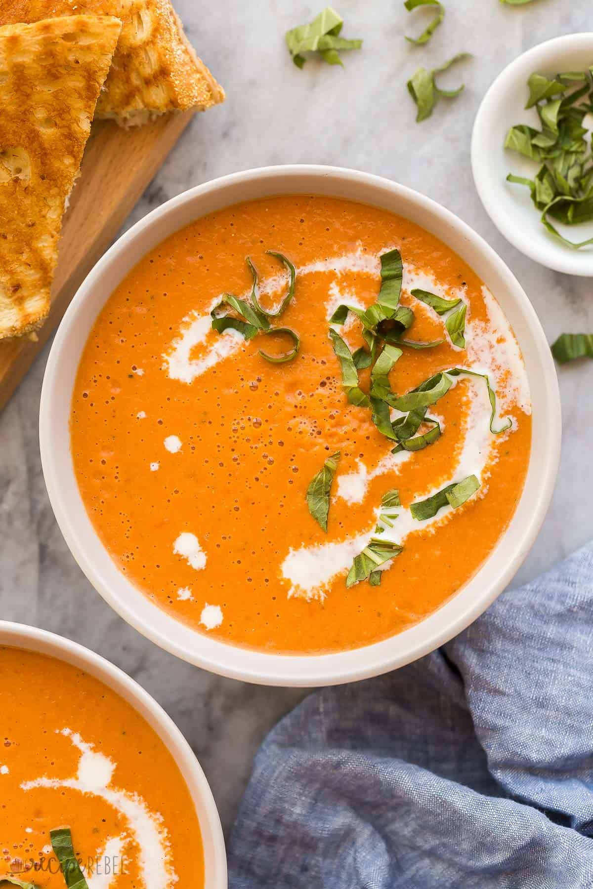 Easy Roasted Tomato Soup Recipe