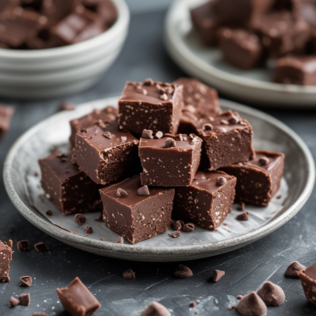 High-Protein Chocolate Cottage Cheese Fudge Bites