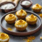 No-Bake Turmeric Cottage Cheese Golden Milk Bites