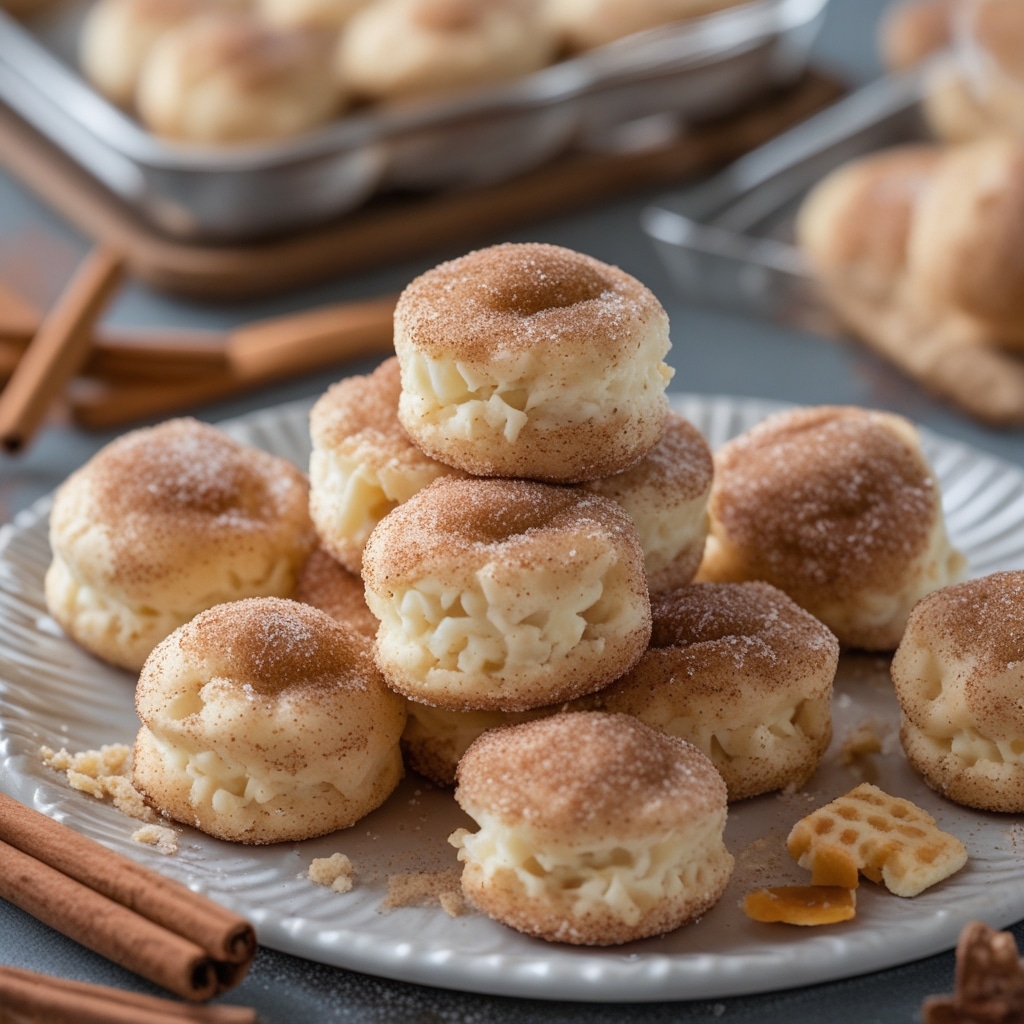 No-Bake Cottage Cheese Snickerdoodle Bites