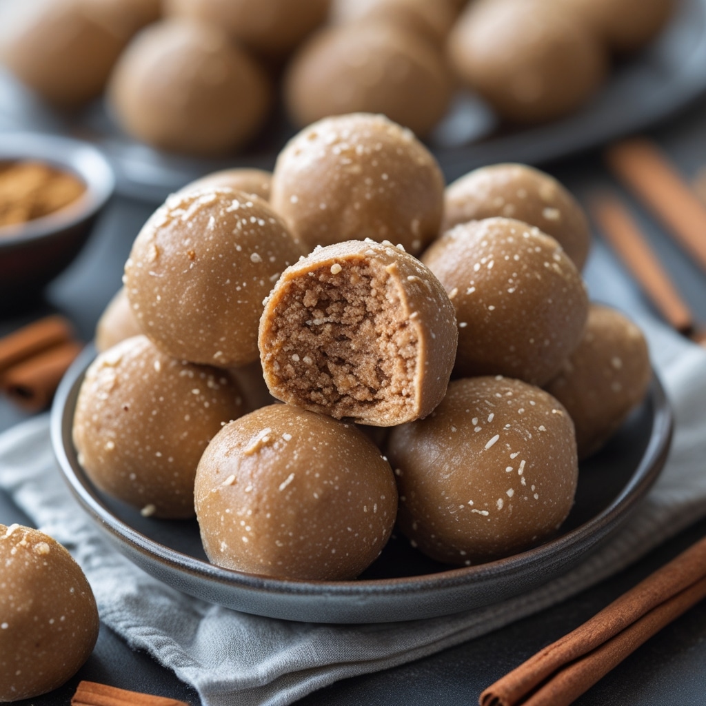 No-Bake Vanilla Chai Protein Bites
