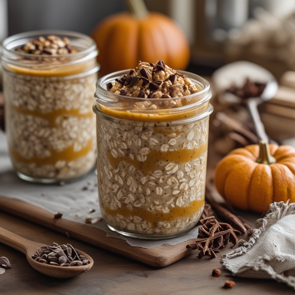 Protein-Packed Pumpkin Spice Overnight Oats