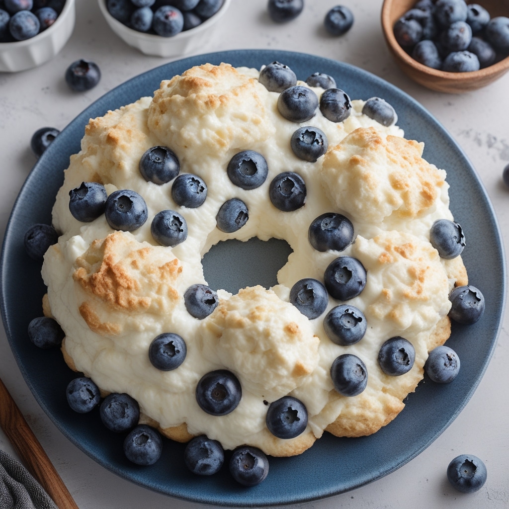 Blueberry Fluffy Cottage Cheese Cloud Bread Recipe That’s Light and Delicious