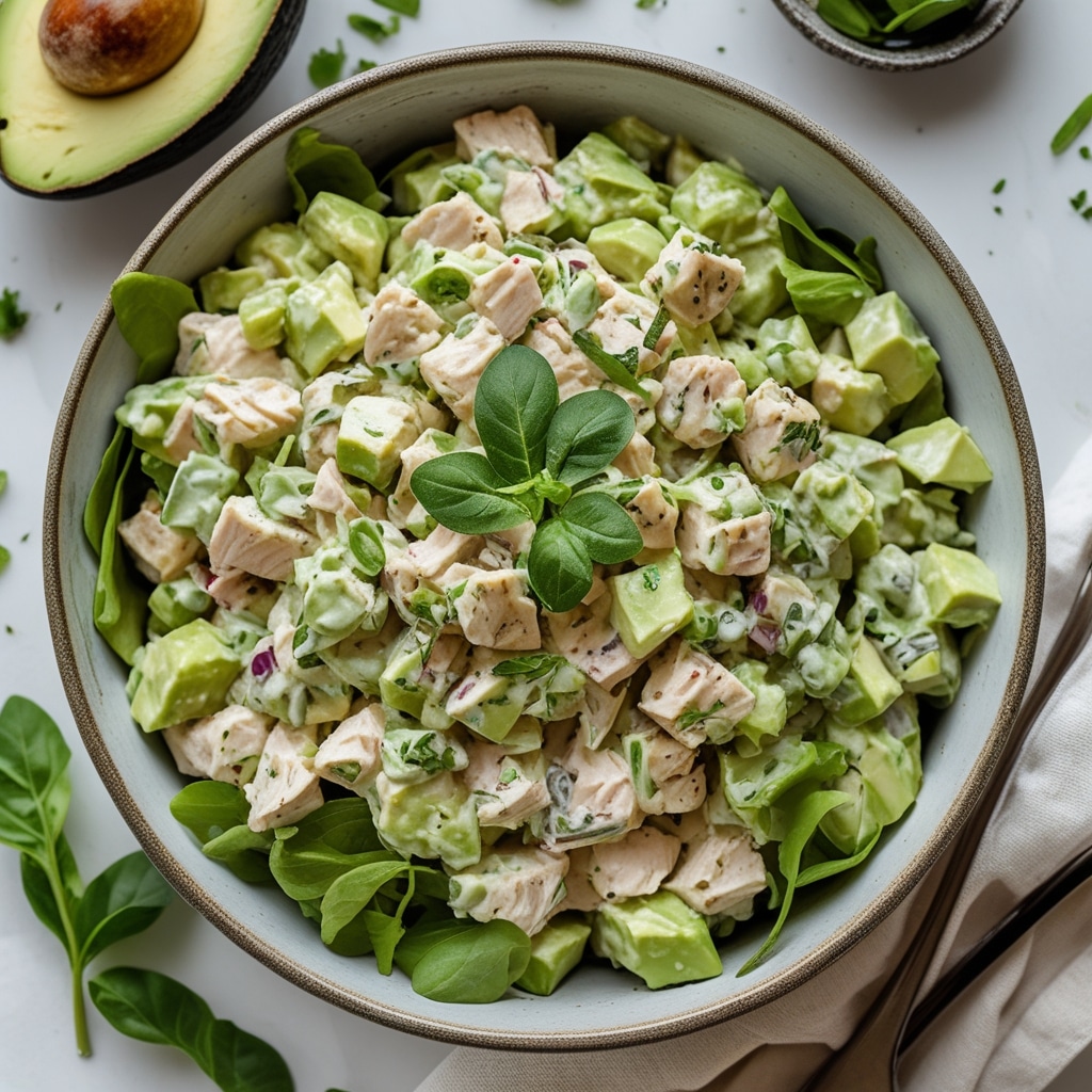Creamy Low-Carb Avocado Chicken Salad