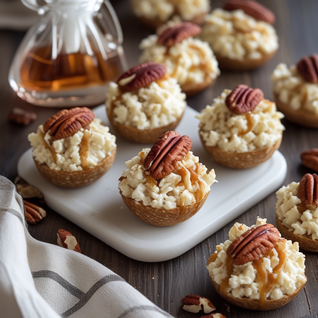 No-Bake Maple Pecan Cottage Cheese Bites
