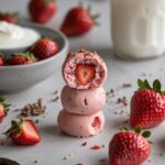 Strawberry Greek Yogurt Protein Bites (No-Bake)