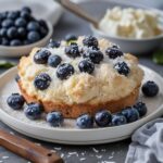 Blueberry Cottage Cheese Coconut Cloud Bread