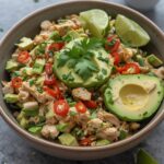 Chili Lime Chicken Avocado Bowl