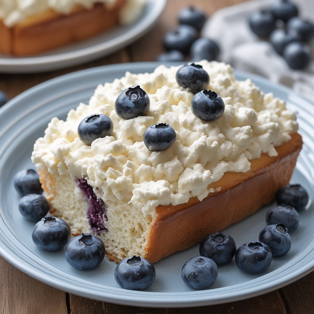 Blueberry Fluffy Cottage Cheese Cloud Bread – Soft Sweet & Easy