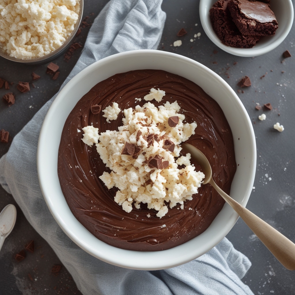 Cottage Cheese Brownie Batter (high protein)