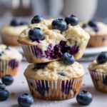 High-Protein Cottage Cheese Blueberry Muffin Tops