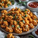 Spicy Buffalo Cauliflower Bites
