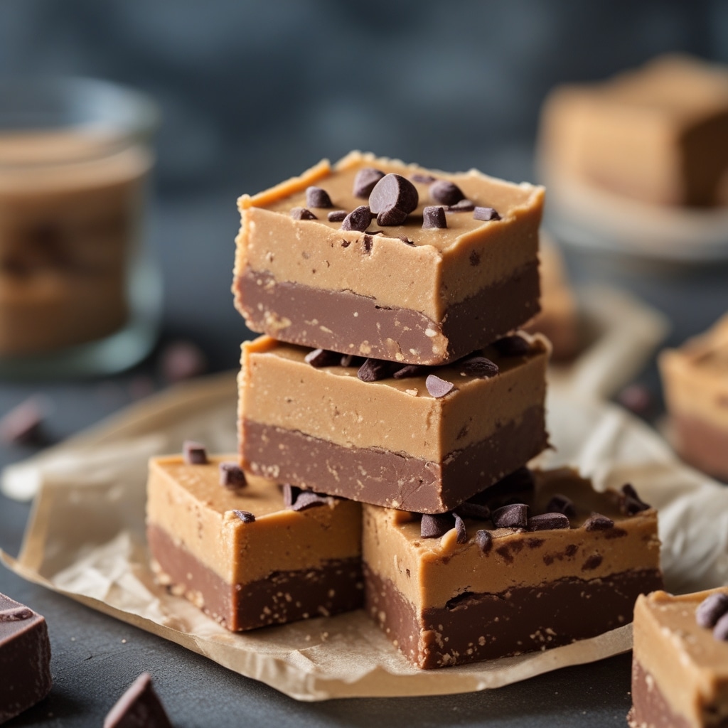 Chocolate Peanut Butter Protein Fudge