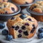 COTTAGE CHEESE BLUEBERRY MUFFINS