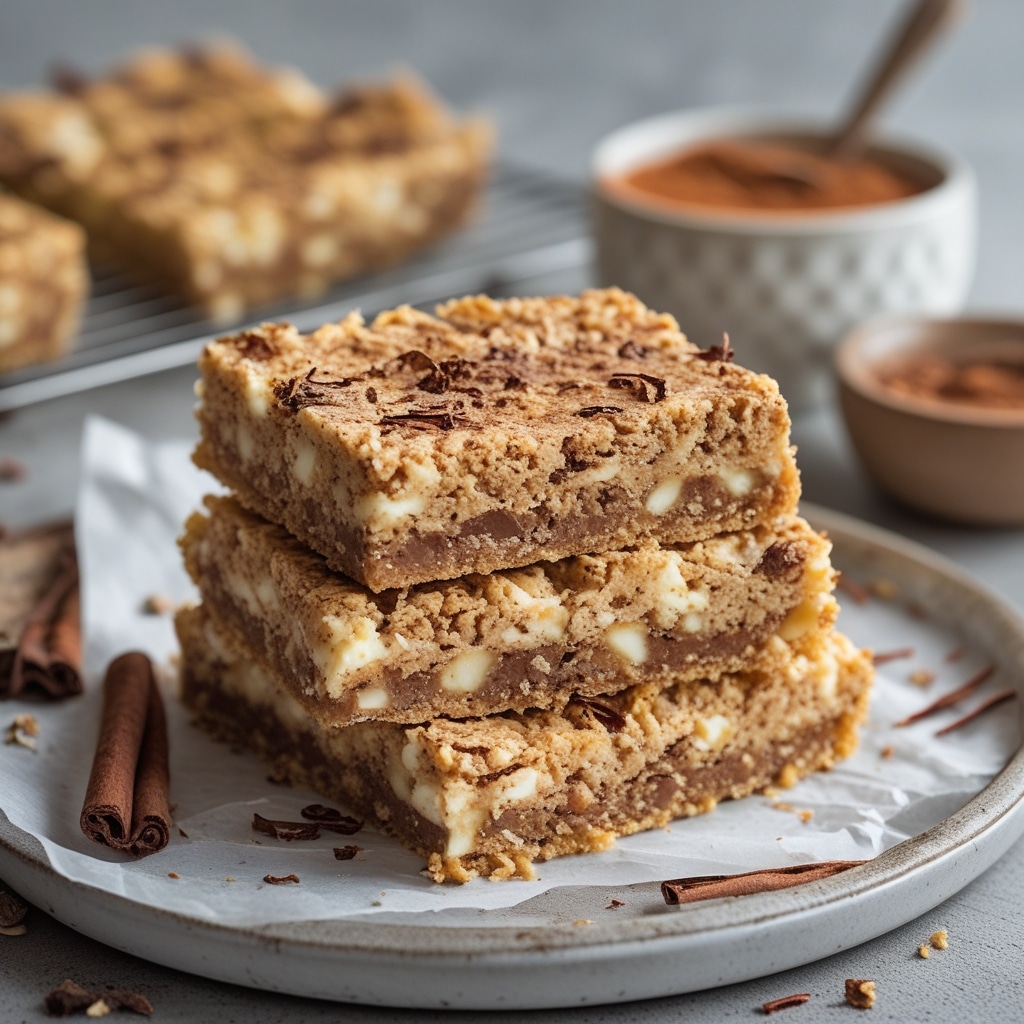 Cottage Cheese Chai Spiced Breakfast Bars