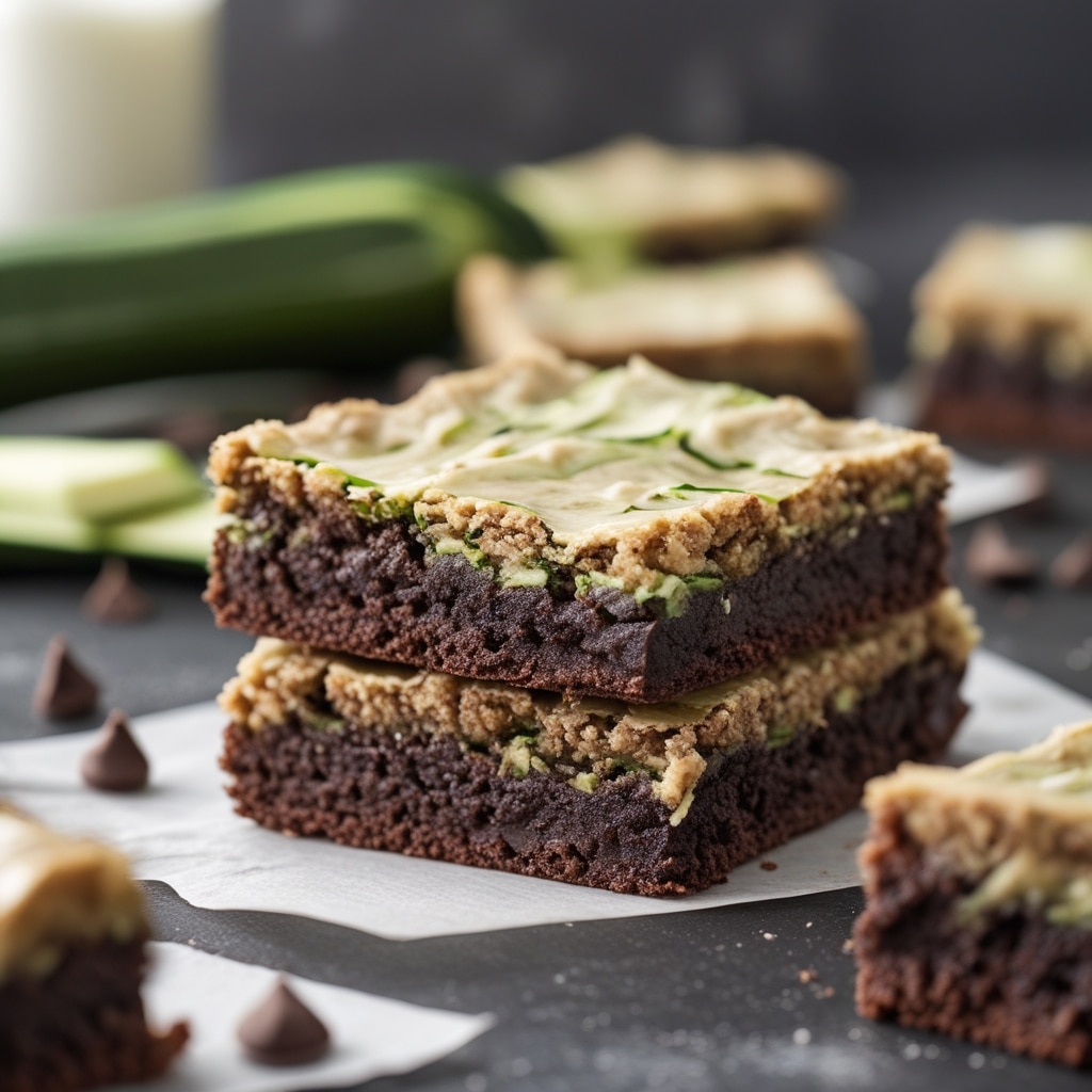 Flourless Cottage Cheese Zucchini Brownies