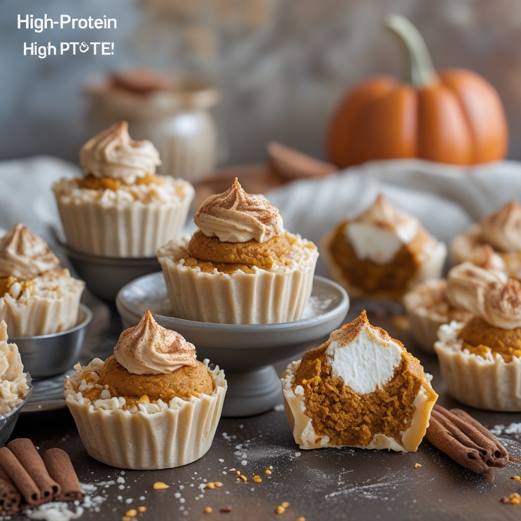 High-Protein Cottage Cheese Pumpkin Spice Bites