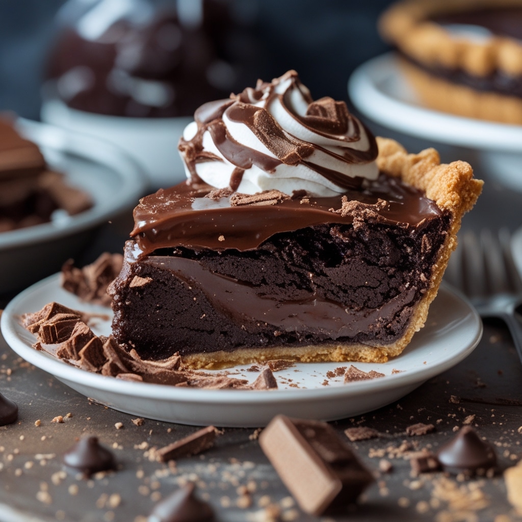 Gooey Brownie Pie – Ultra Fudgy Chocolate Dessert