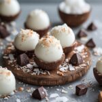 Frozen Greek Yogurt Coconut Protein Bites