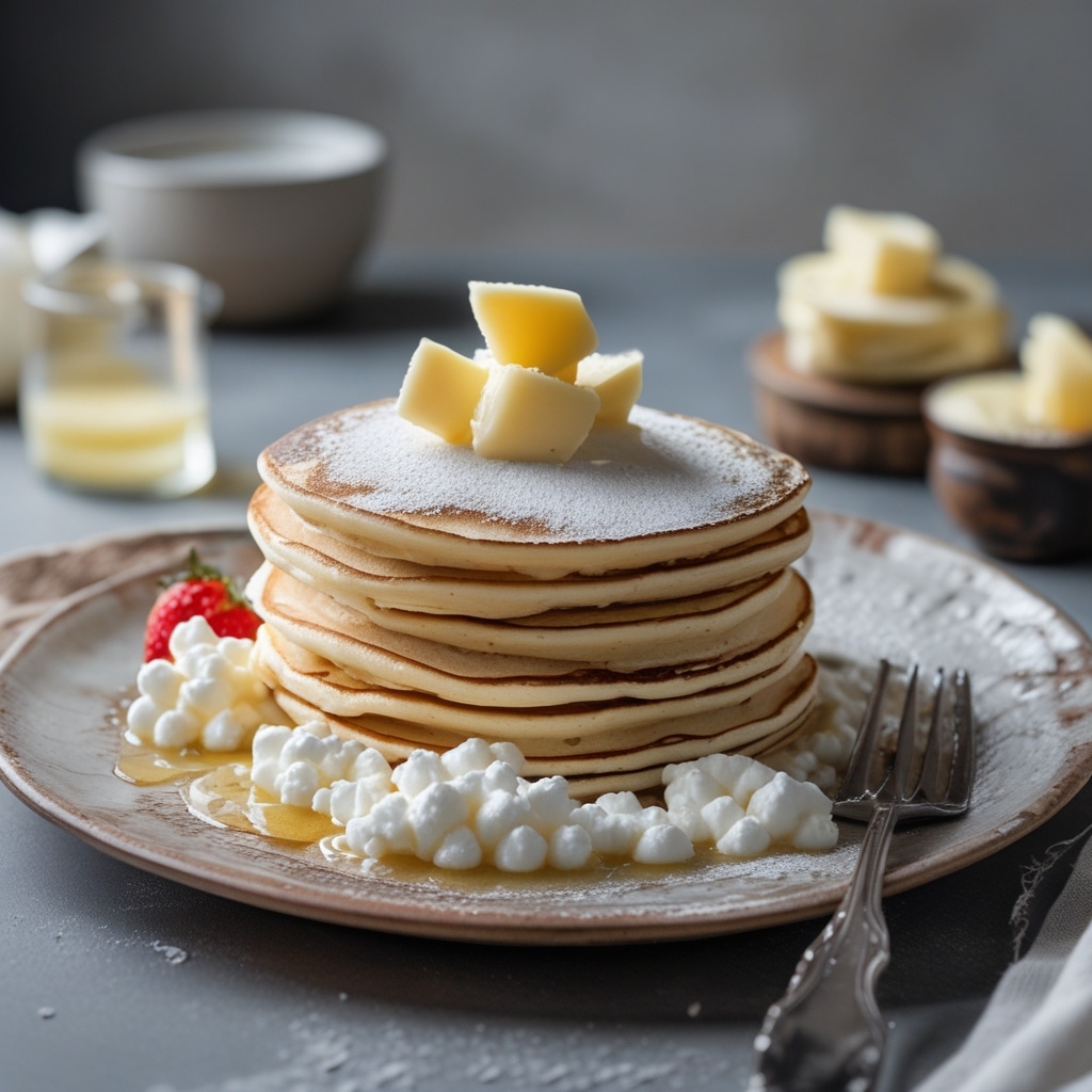 Cottage Cheese Vanilla Cloud Pancakes