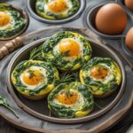 Savory Spinach Feta Egg Muffins