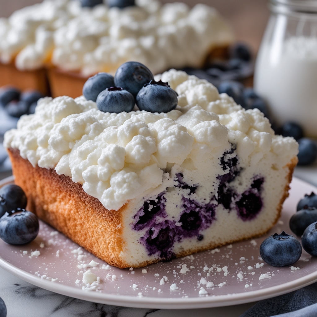 Cottage Cheese Blueberry Cloud Bread