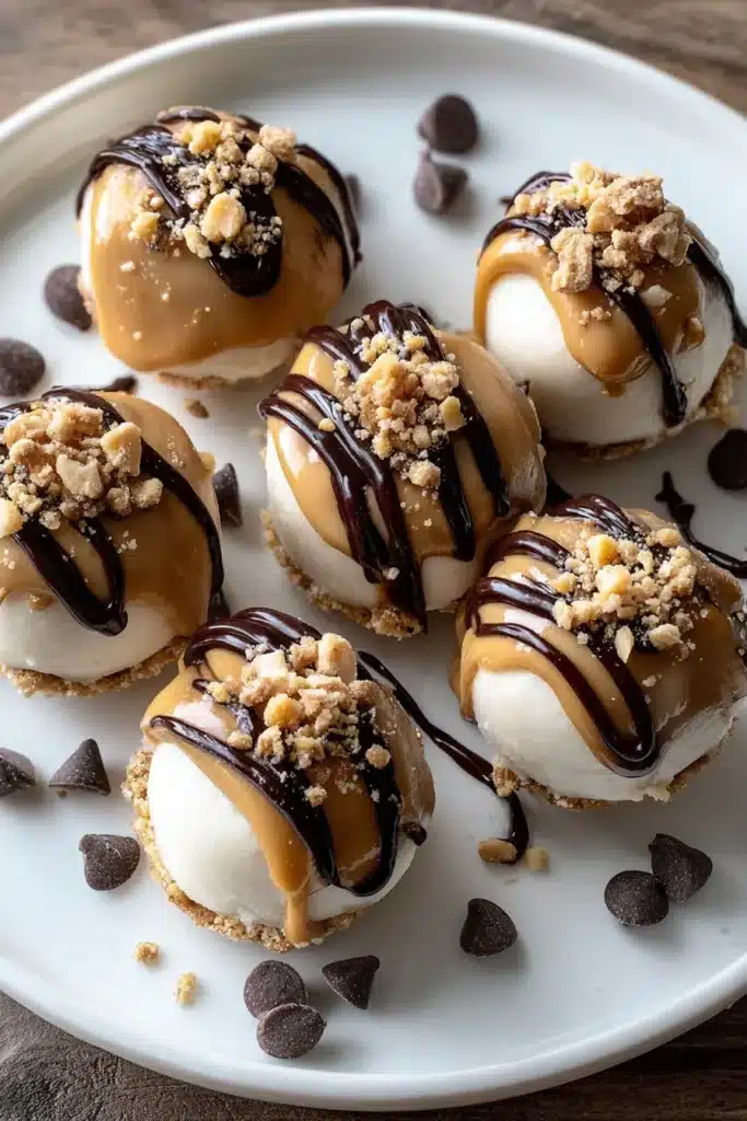 Frozen Greek Yogurt Peanut Butter Bites