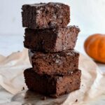 Healthy Pumpkin Brownies