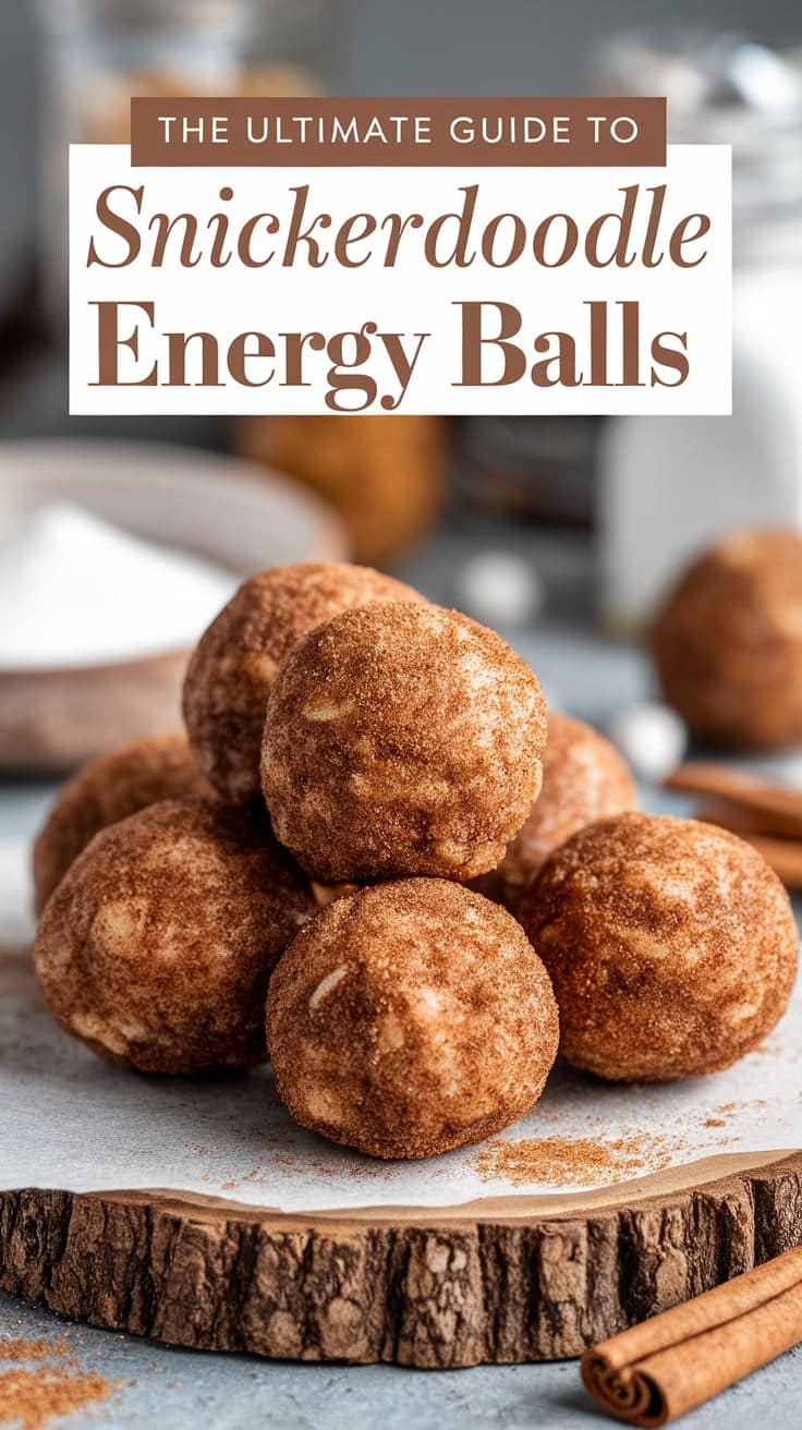 Snickerdoodle Energy Balls