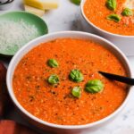 High Protein Tomato Soup With Cottage Cheese
