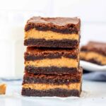 Peanut Butter Stuffed Brownies