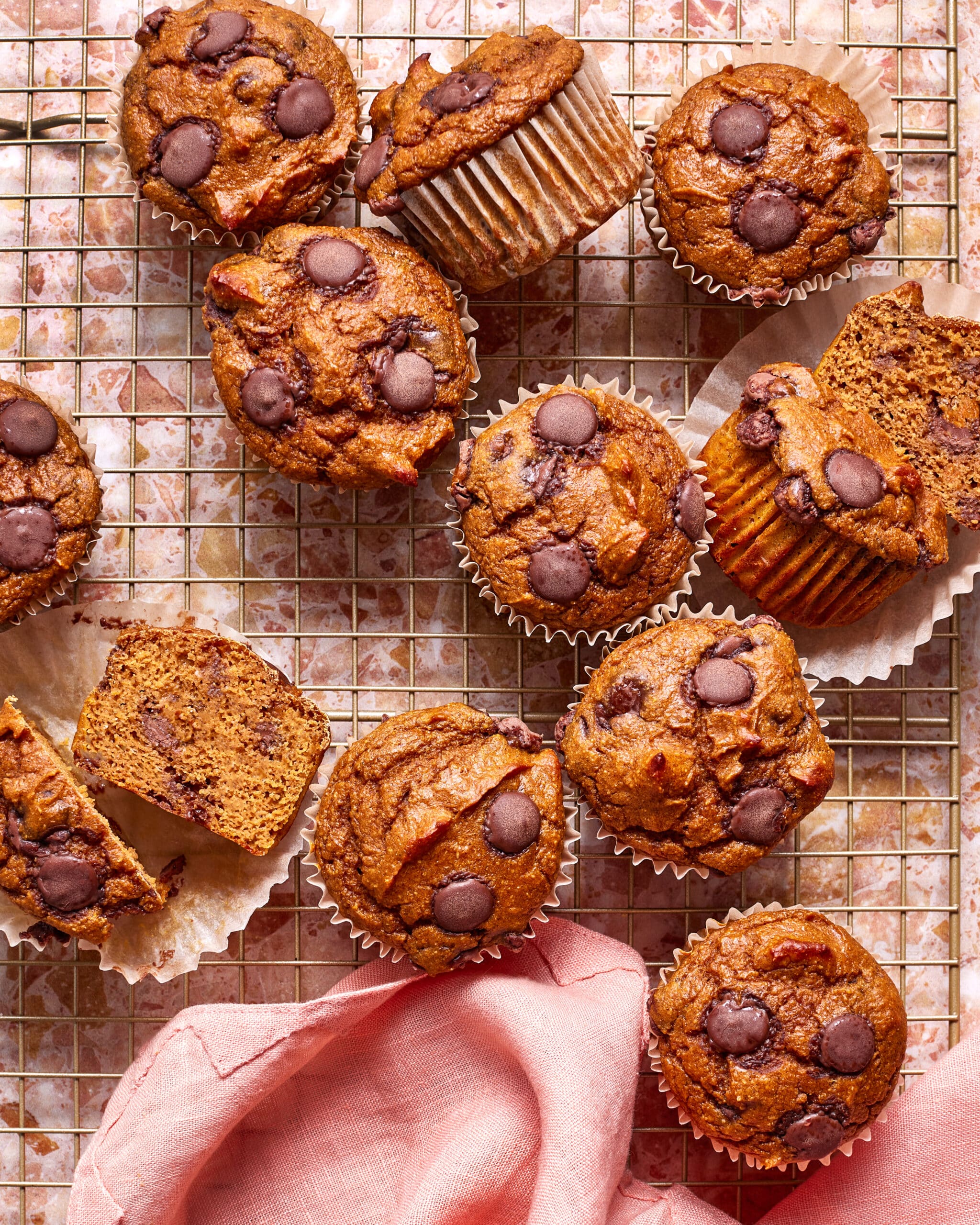 High Protein Pumpkin Cottage Cheese Muffins