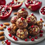 Pomegranate Almond Protein Energy Balls