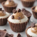 Frozen Peanut Butter Cup Yogurt Bites