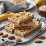 Banana Almond Butter Protein Energy Bars