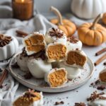 High Protein Pumpkin Spice Greek Yogurt Bites