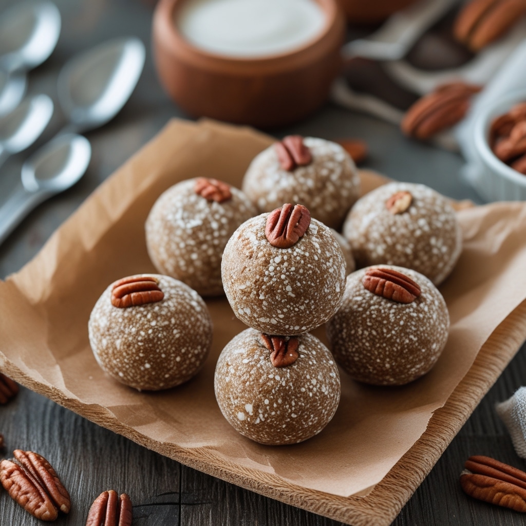 Pecan Maple Protein Bites