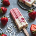Frozen Strawberry Cheesecake Protein Pops