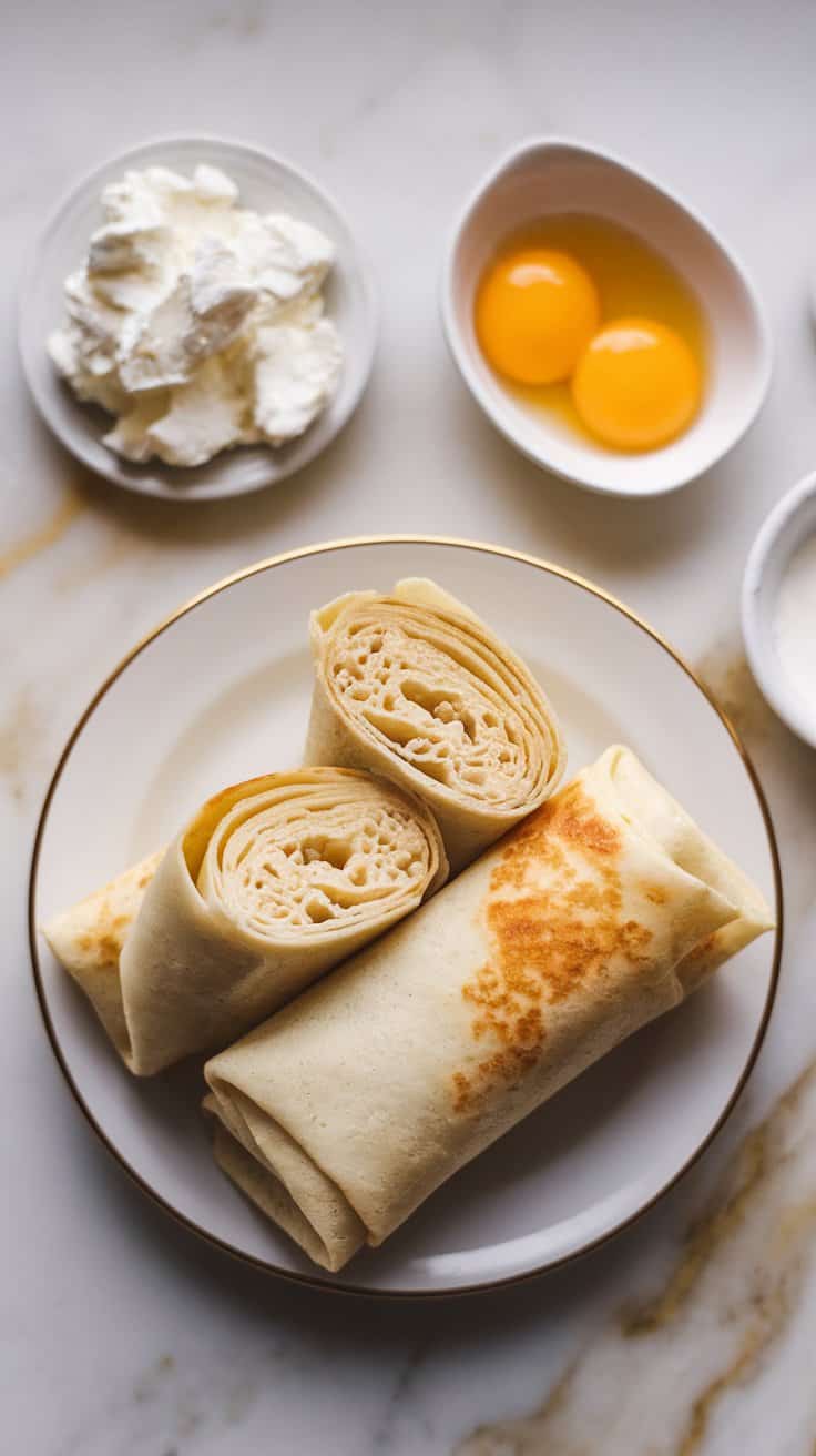 Cottage Cheese Wraps (Pan and Oven)