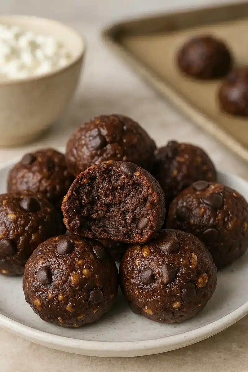 Cottage Cheese Brownie Bites: Quick No-Bake & Delicious