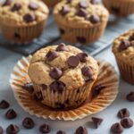 Cottage Cheese Chocolate Chip Protein Muffins [3 Ingredients]