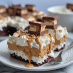 Cottage Cheese & Peanut Butter Snickers Dessert
