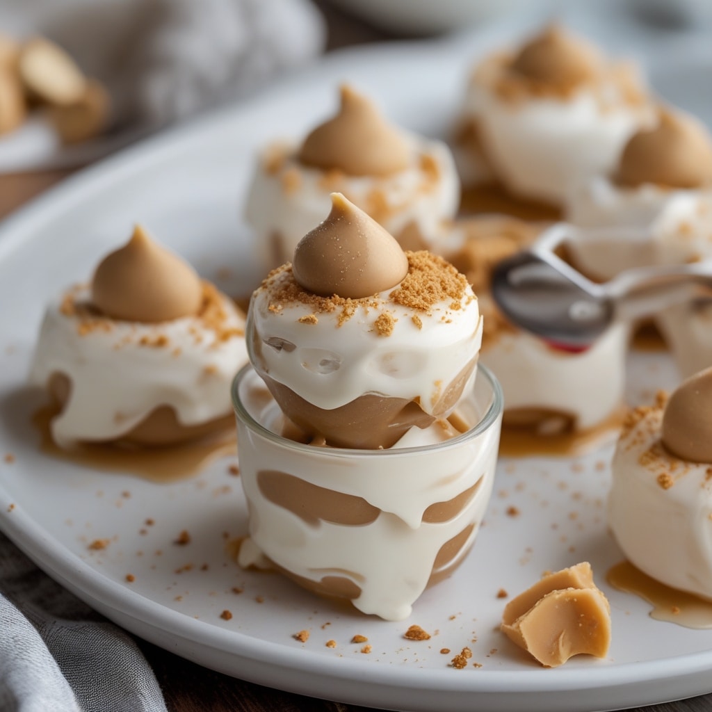 High Protein Frozen Peanut Butter Greek Yogurt Bites