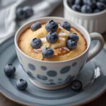 Blueberry Yogurt Mug Cake