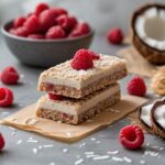 Raspberry Coconut Protein Energy Bars